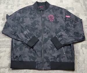 T Mobile LOGO Men’s Camouflage Employee Full-Zip Windbreaker Jacket Sz XL
